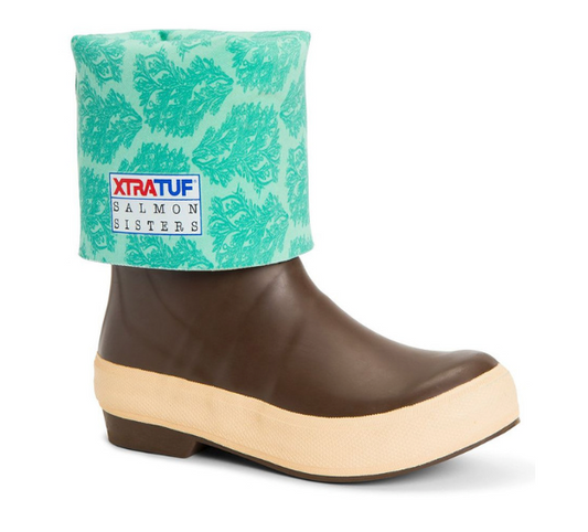 Womens Salmon Sisters 15" Legacy Boot Kelp Green