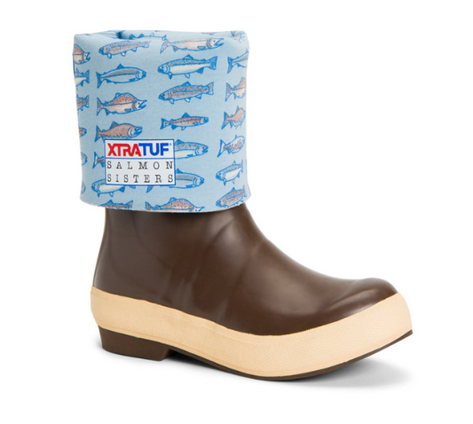 Womens Salmon Sisters 15" Legacy Boot Blue