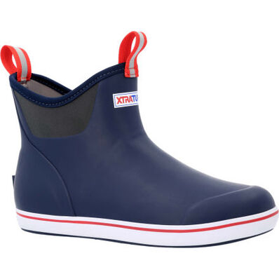 Mens Navy Ankle Boot