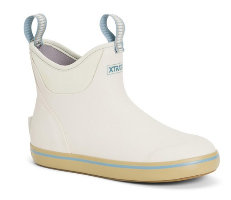 Womens Ankle Deck Boot Ivory